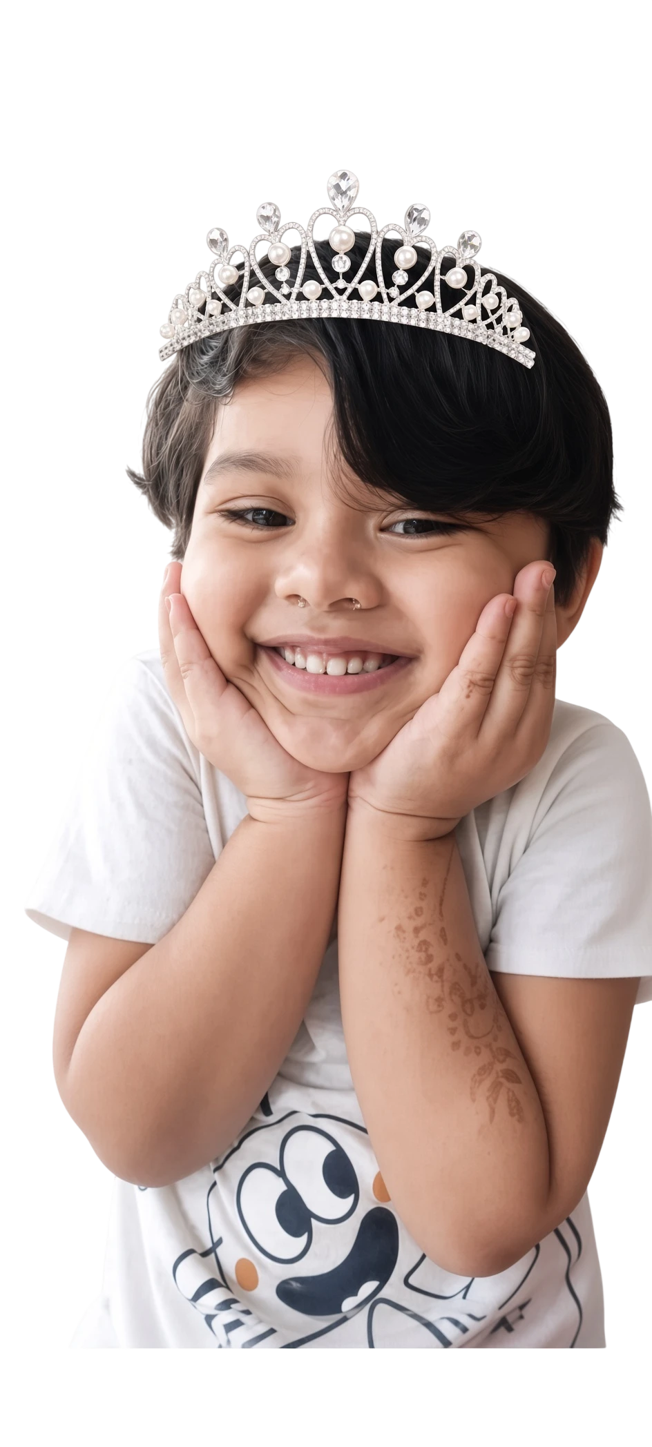 A happy young smile from a family visiting Dr Jas Dental Clinic