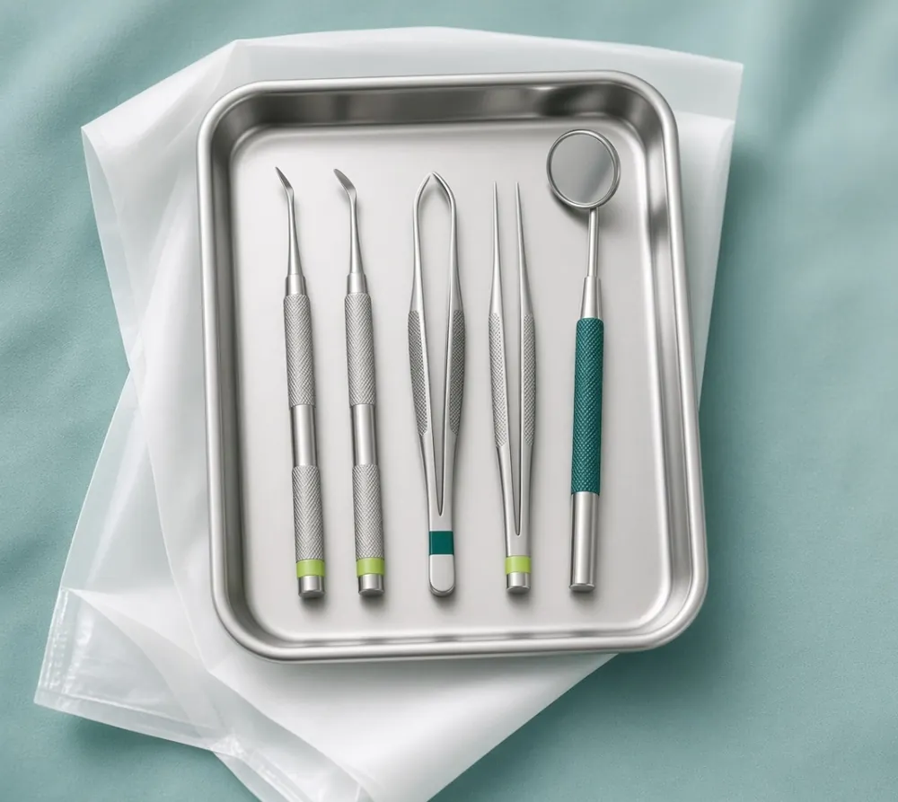 Oral surgery instruments at Dr Jas Dental Clinic